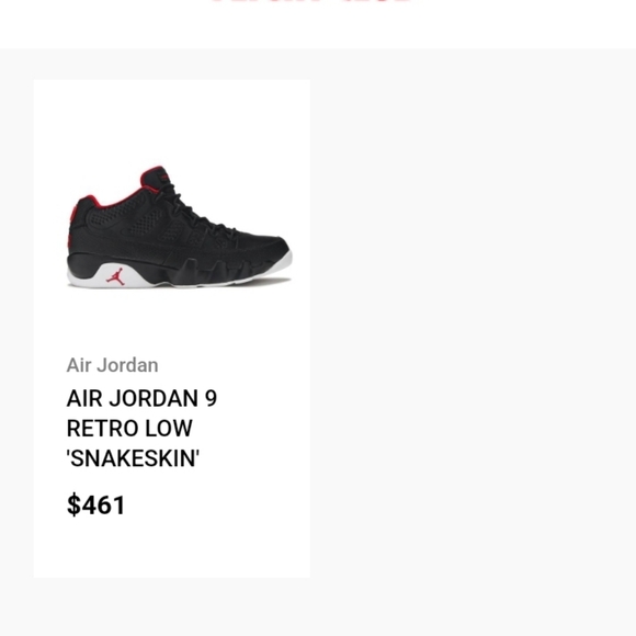 Air Jordan 9 Retro Low Bred 'Snakeskin' Sz.10 - Picture 9 of 9